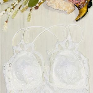 White Bralette NWT